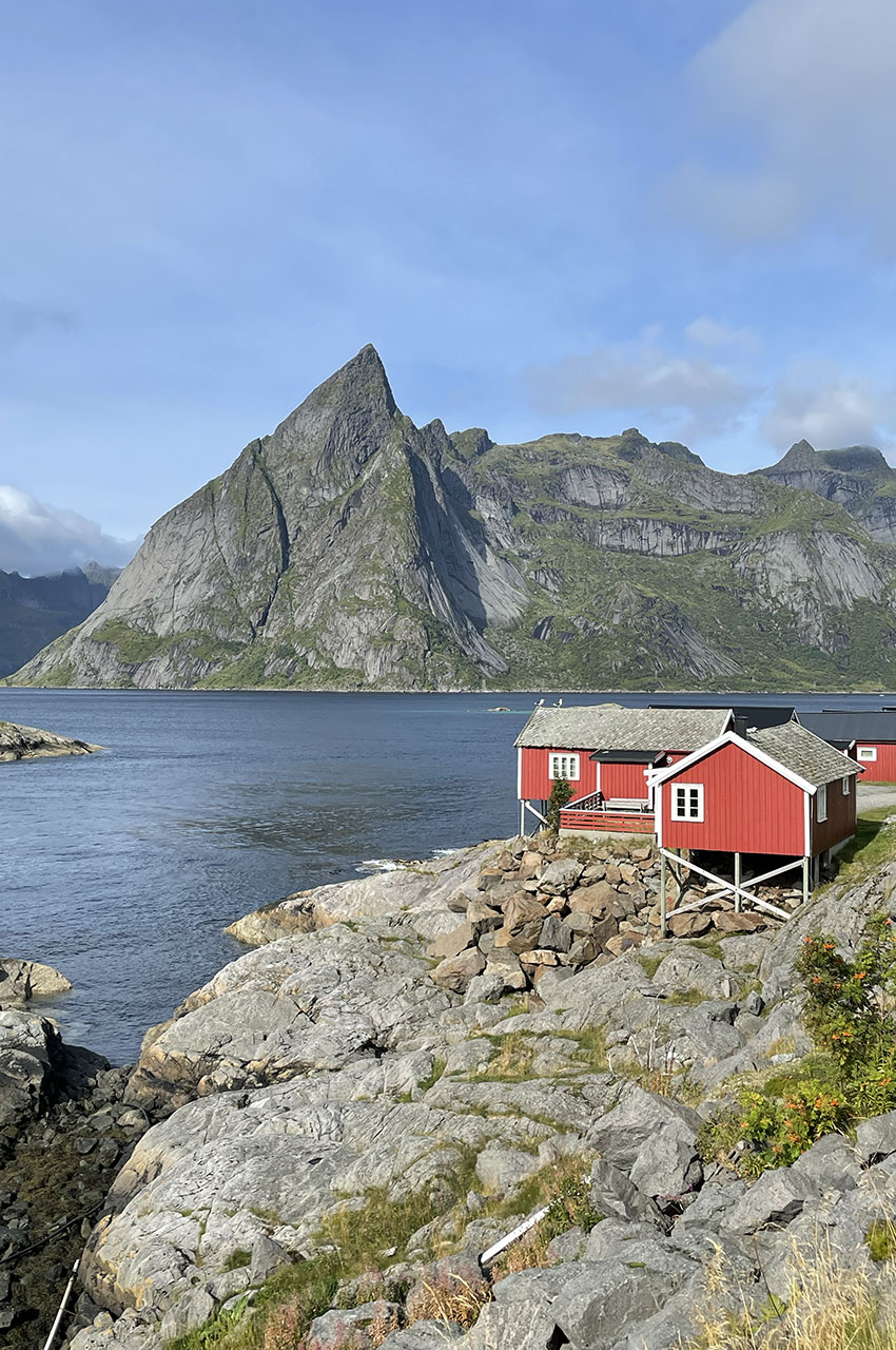 Vue fantastique sur le mont Olstind