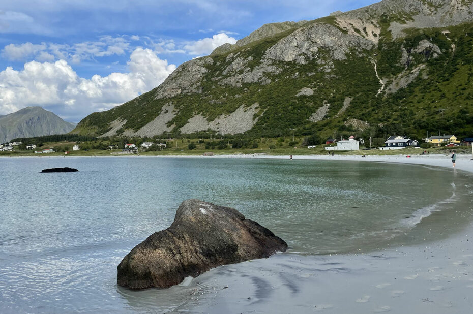 La plage de sable fin de Ramberg