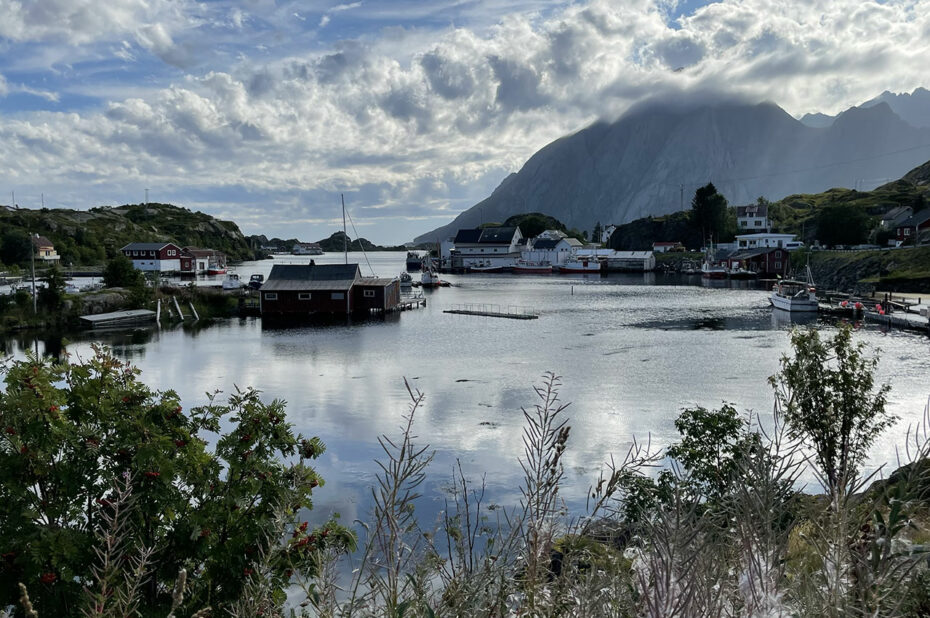 Le port de Sund, une fin d'après-midi d'été