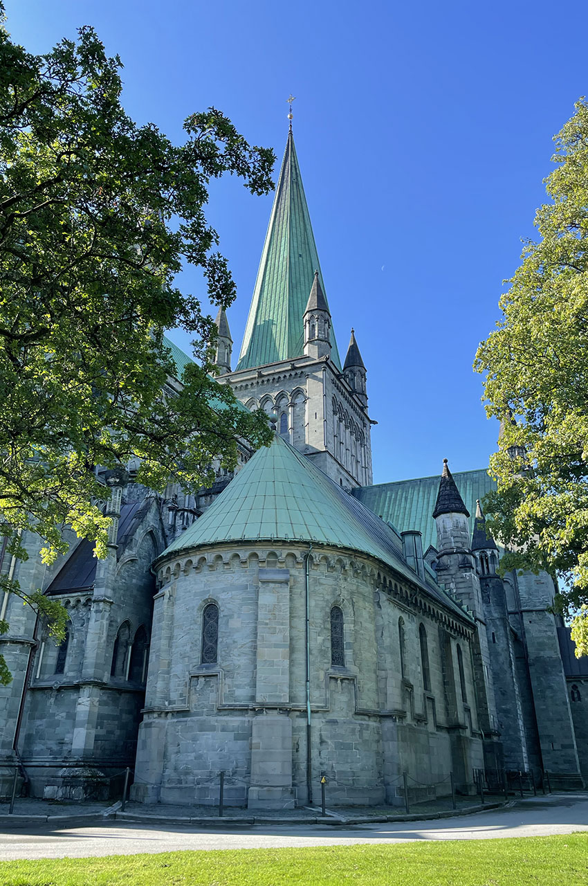 La cathédrale de Nidaros est construite sur la tombe de Saint Olav