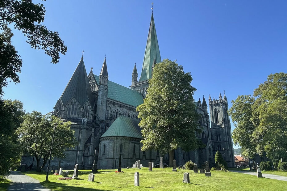 Vue d'ensemble de la cathédrale de Nidaros