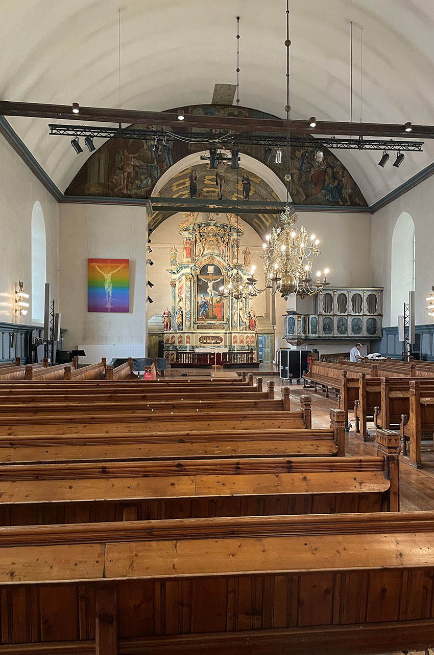 L'église a été construite par Bjørn Sigvardsson