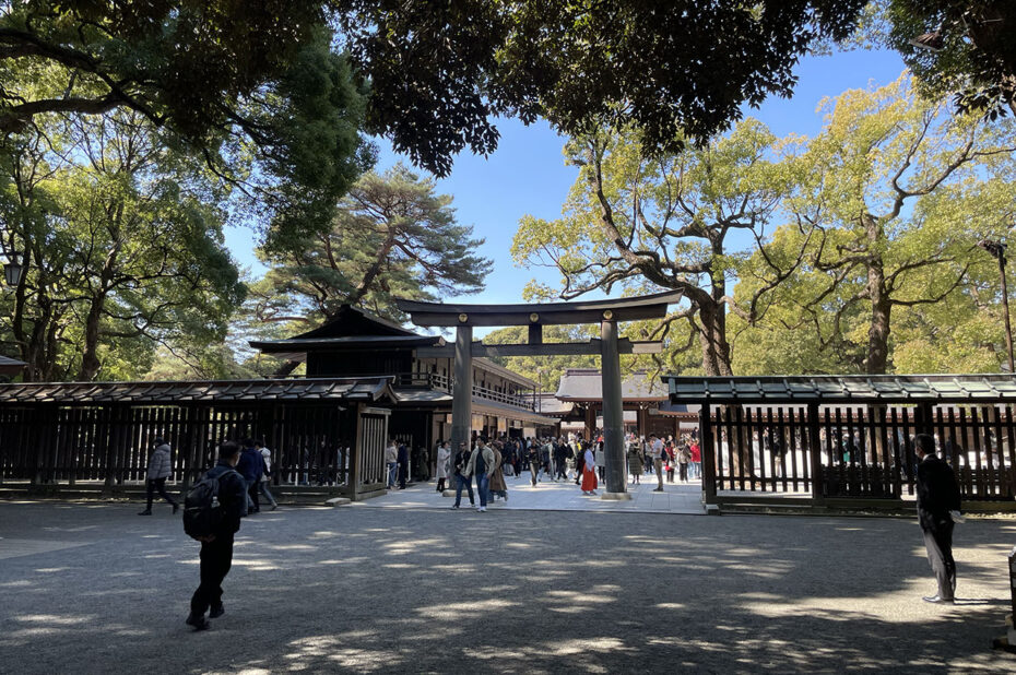 Le sanctuaire Meiji Jingu est niché au cœur d'une forêt de 100 000 arbres