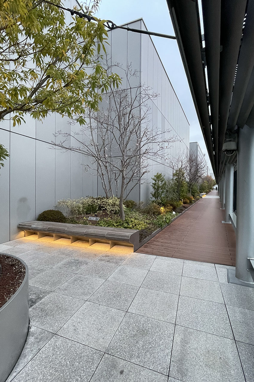 Balade sur le toit de Ginza Six