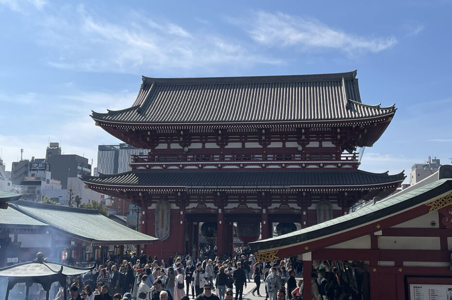 Le complexe de temple à Asakusa est l'un des plus visité de Tokyo