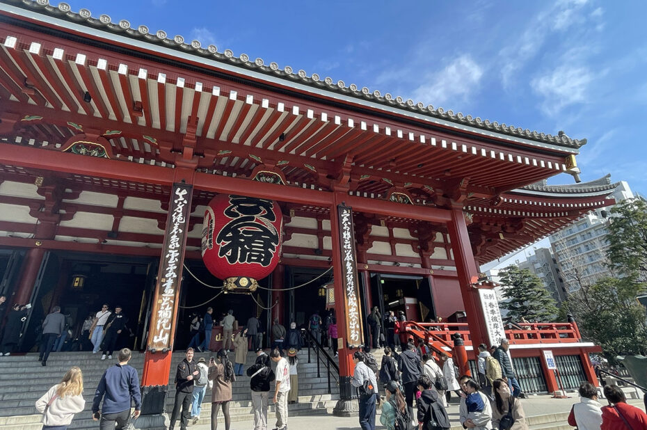 Le temple du Senso-ji est l'un des plus visités de Tokyo