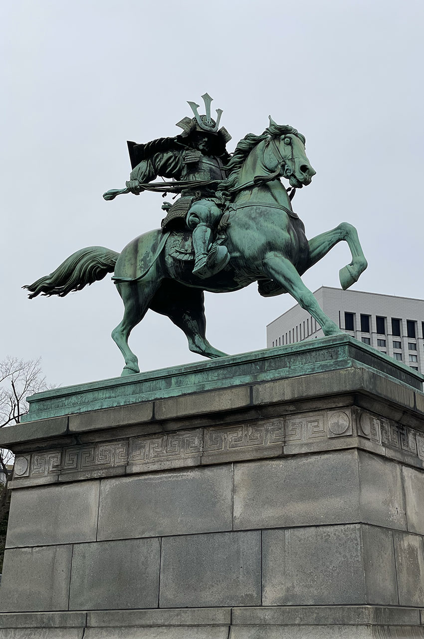 Statue du samouraï Kusunoki Masashige Statue du samouraï Kusunoki Masashige