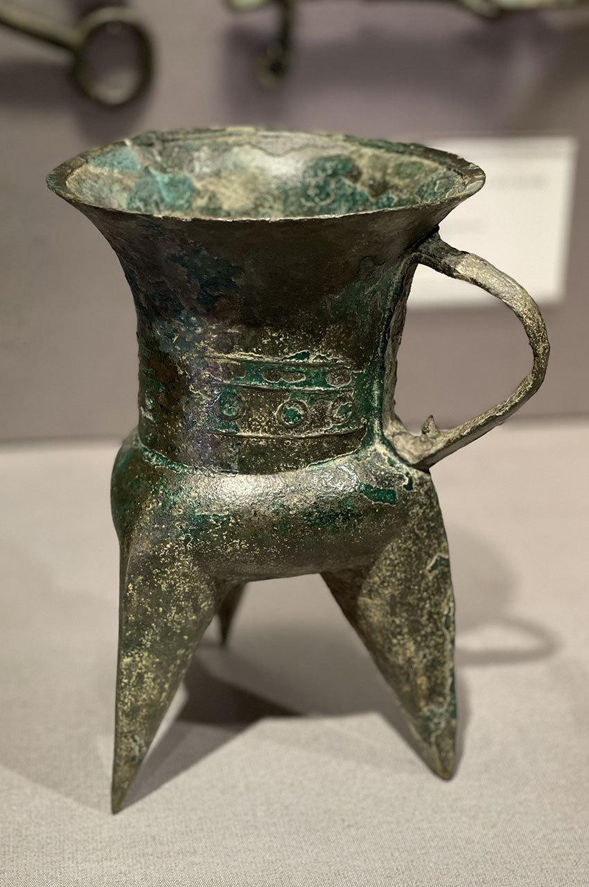 Chauffe-vin en bronze <em>(jia)</em> Chauffe-vin en bronze (jia)