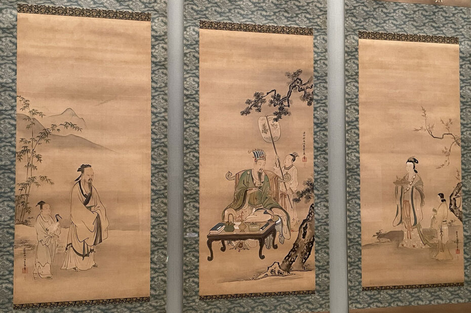 L'empereur Wu de Han, la Reine Mère de l'Ouest et Chang Bofang L'empereur Wu de Han, la Reine Mère de l'Ouest et Chang Bofang